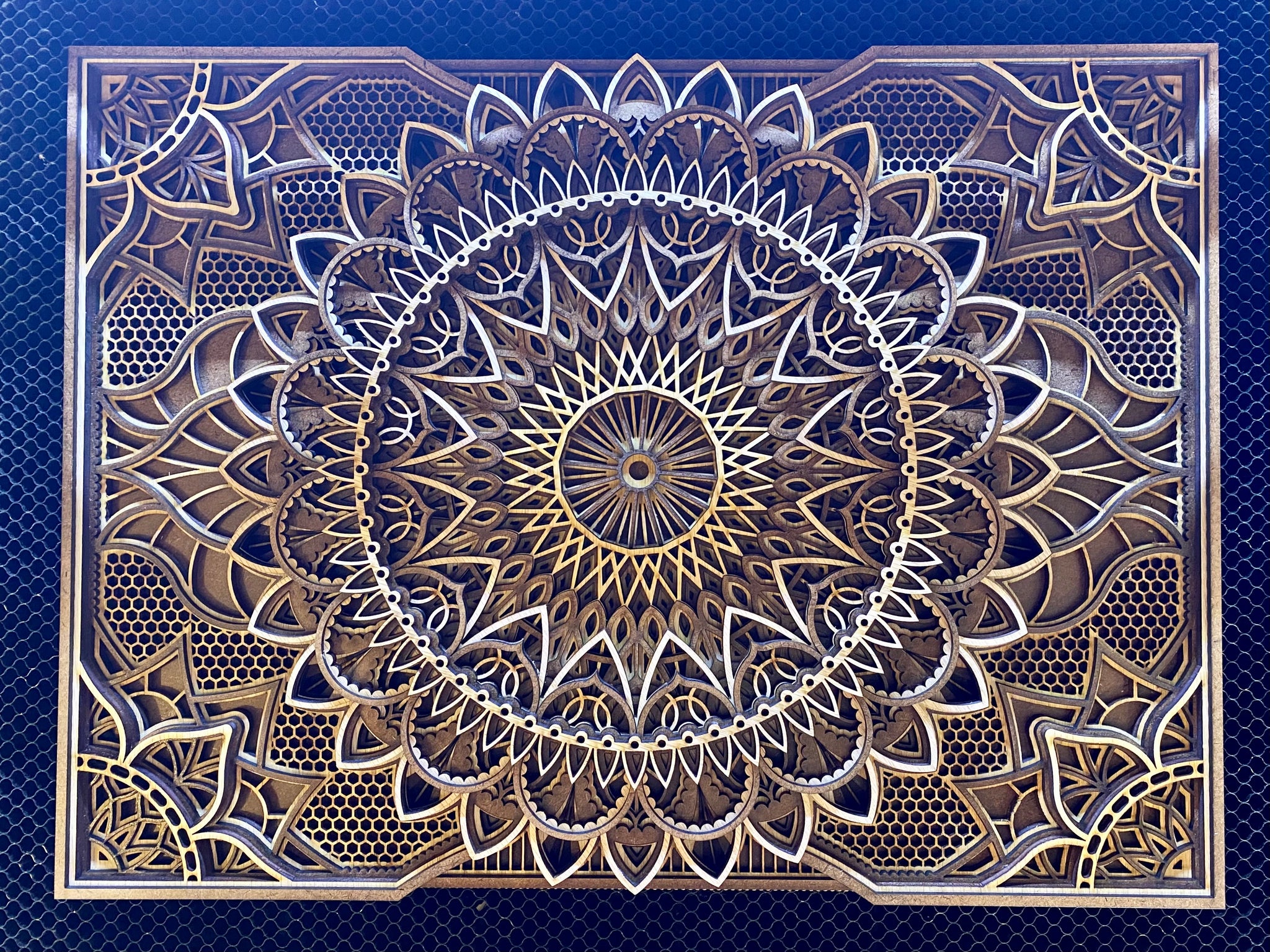 Mandala Pattern, Wall Art, Laser Art Australia
